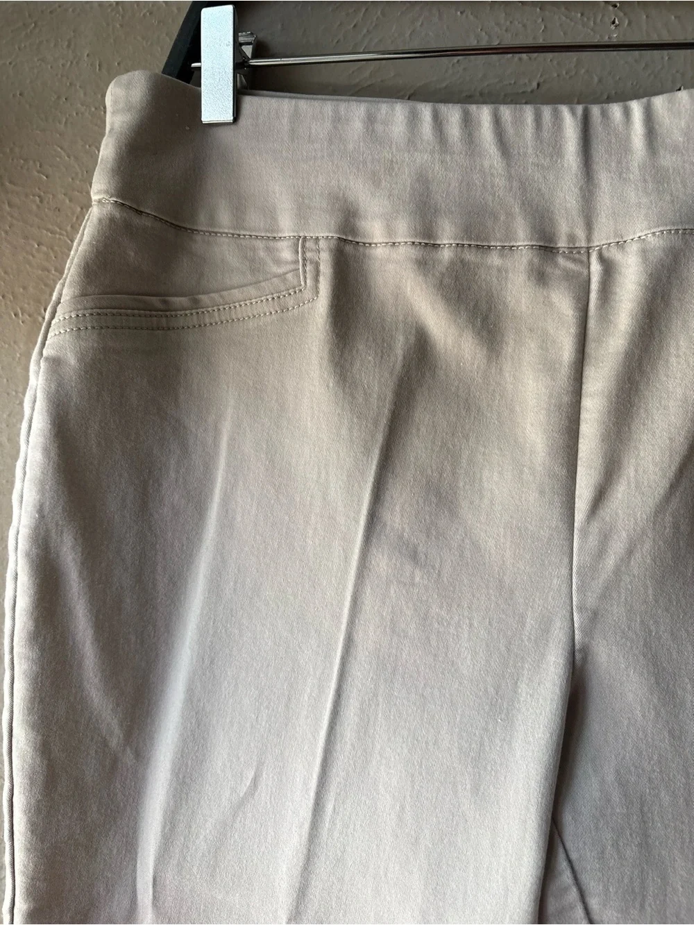 croft & barrow Cream Straight-Leg Ponte Pants